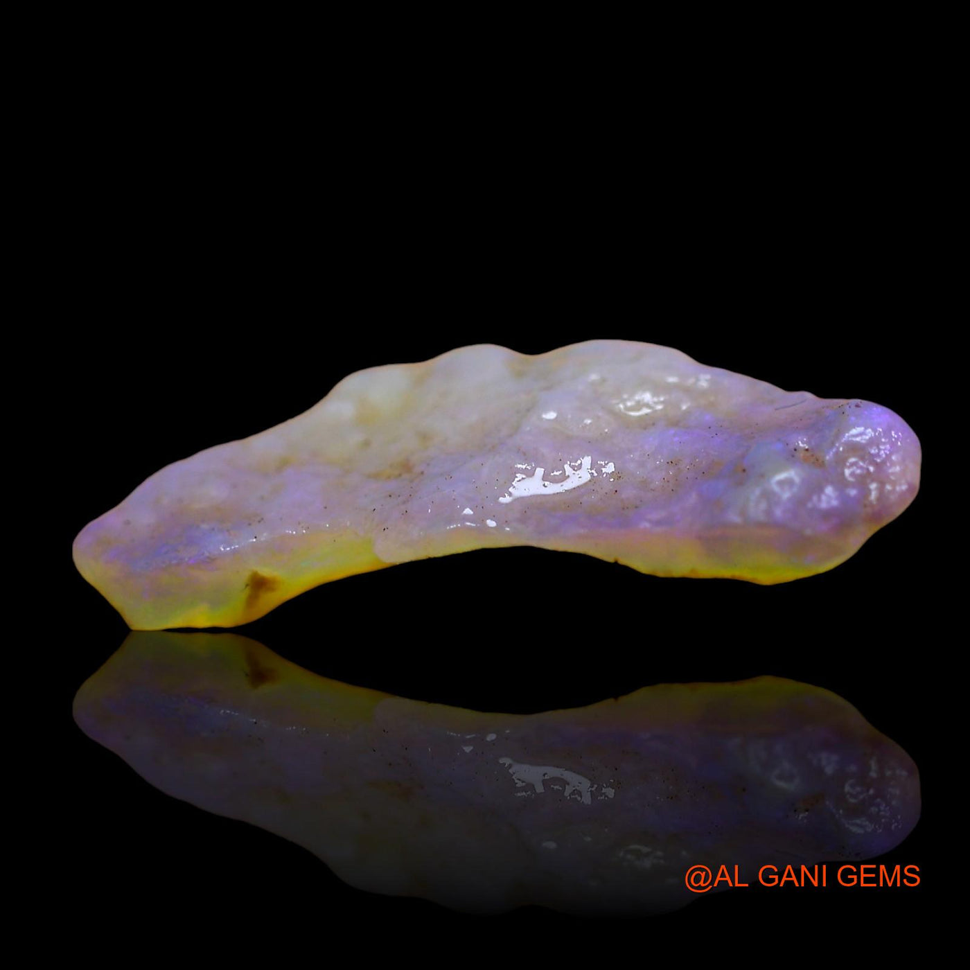 2.00 Cts Unheated Australian Fire Opal Loose Gemstone Fancy Rough Natural 20x9x3 mm RD-354