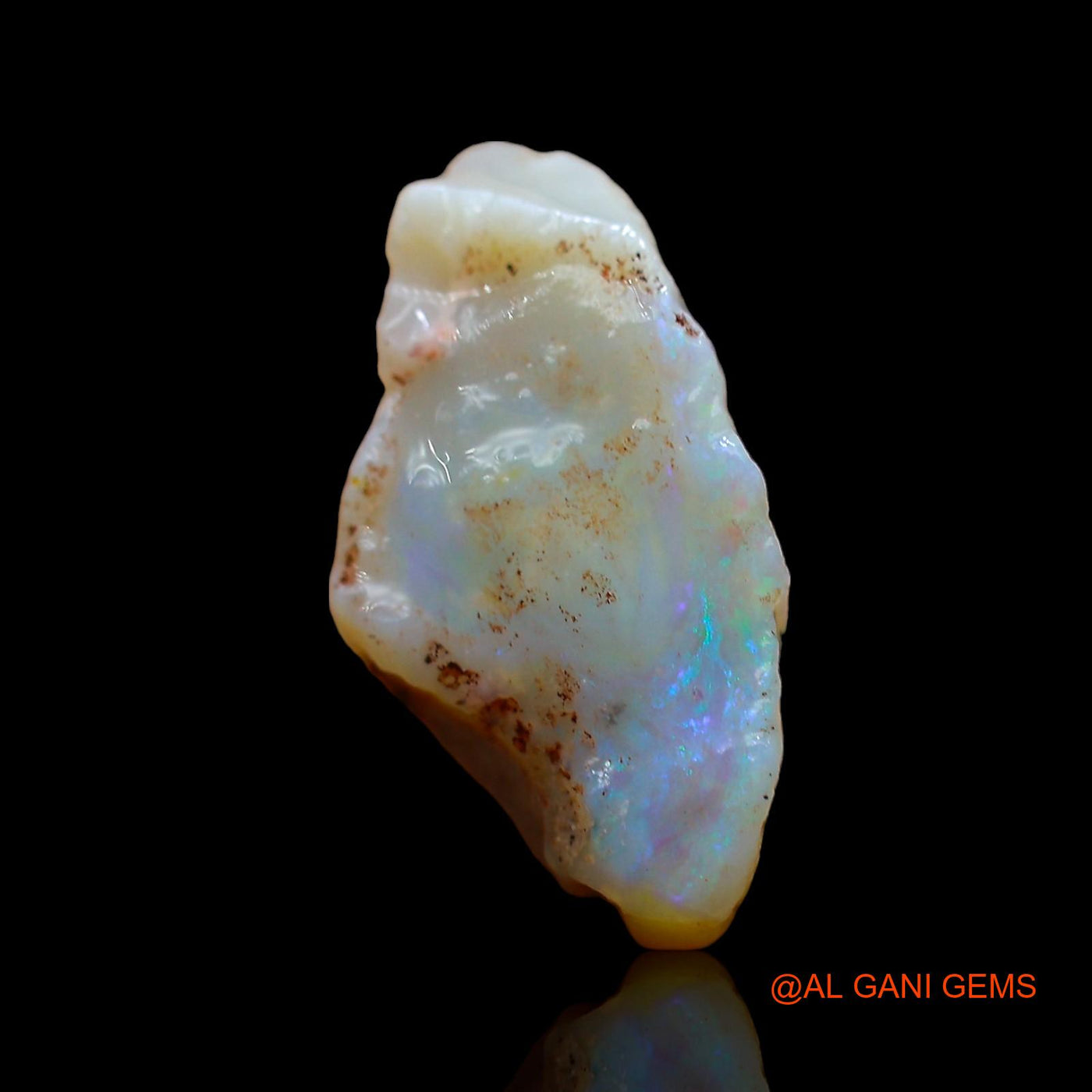 5.00 Cts Natural Australian Fire Opal Loose Gemstone Fancy Rough 17x9x7 mm RD-355