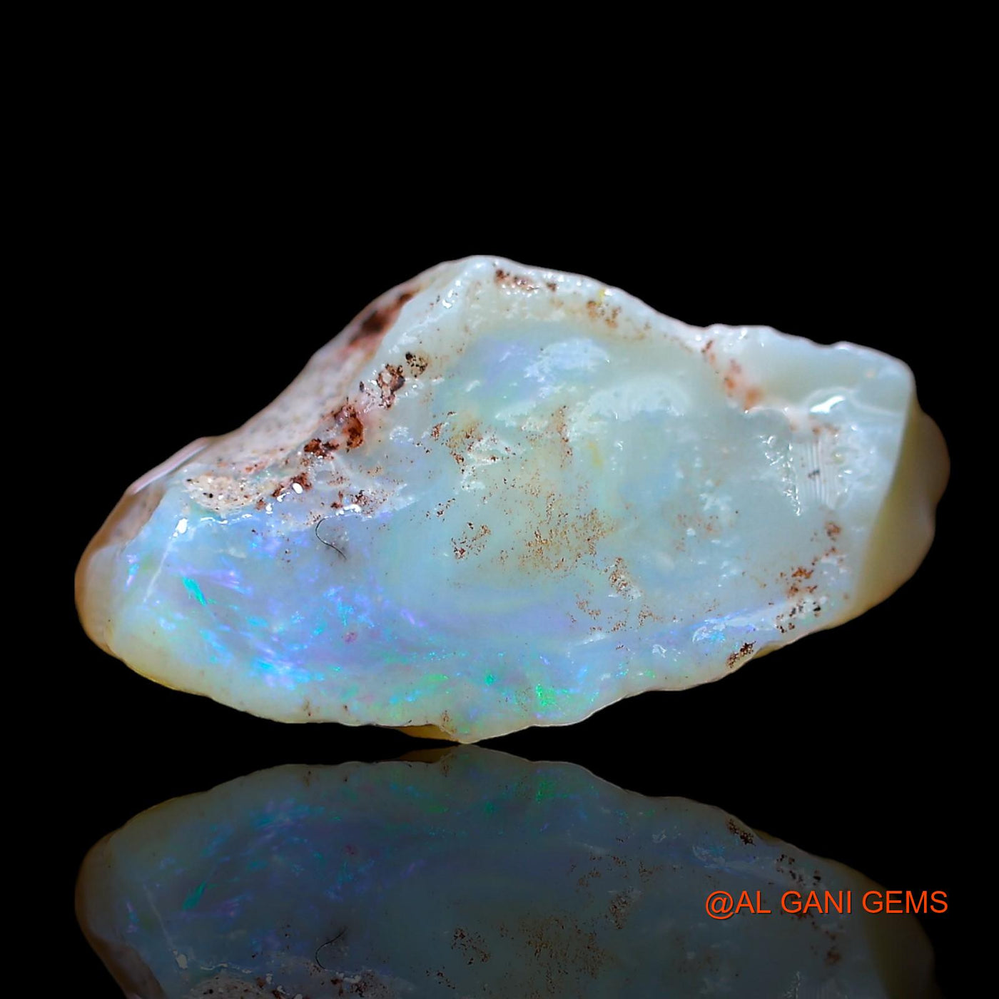 5.00 Cts Natural Australian Fire Opal Loose Gemstone Fancy Rough 17x9x7 mm RD-355