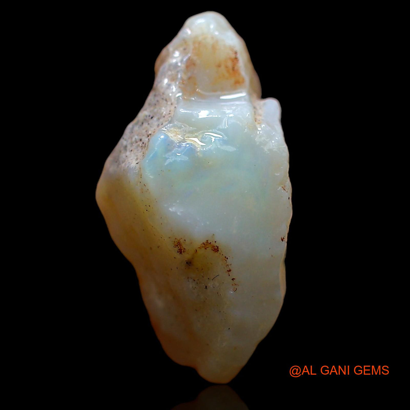 5.00 Cts Natural Australian Fire Opal Loose Gemstone Fancy Rough 17x9x7 mm RD-355