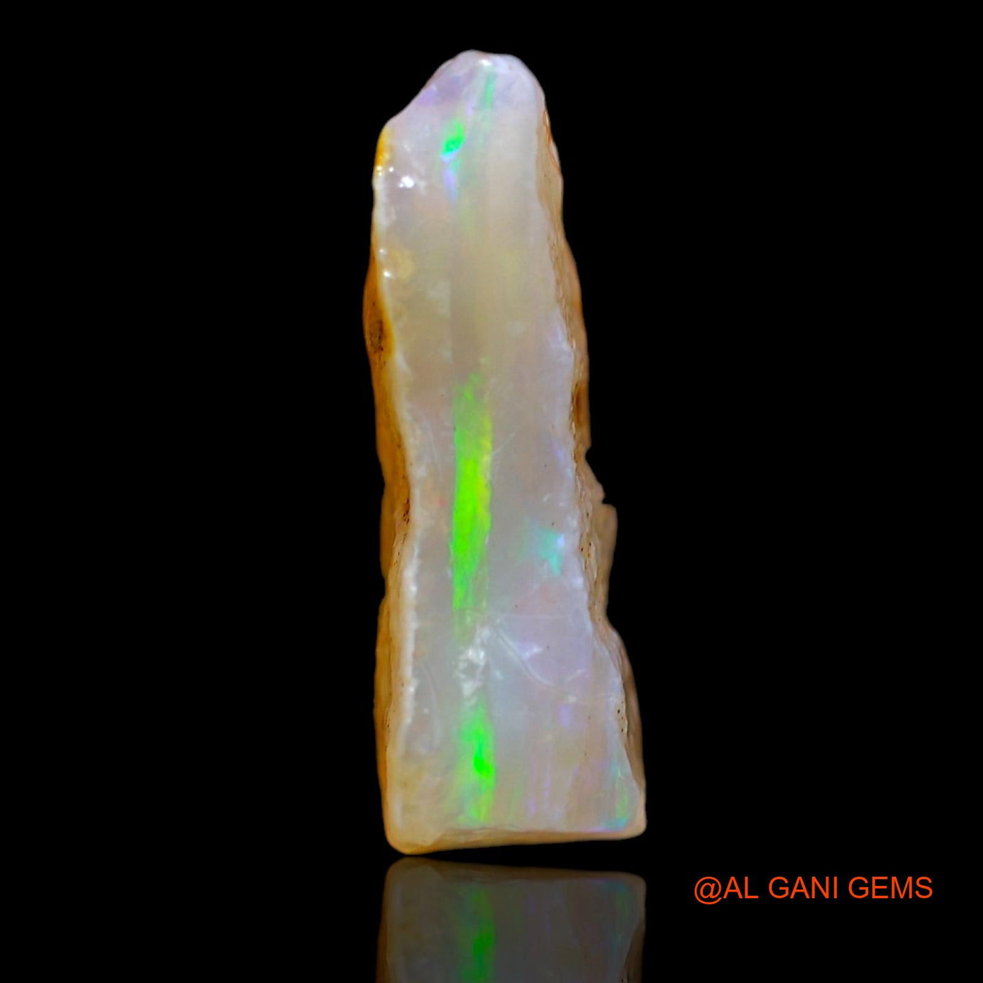 5.00 Cts Natural Australian Fire Opal Loose Gemstone Fancy Rough 15x12x5 mm RD-356