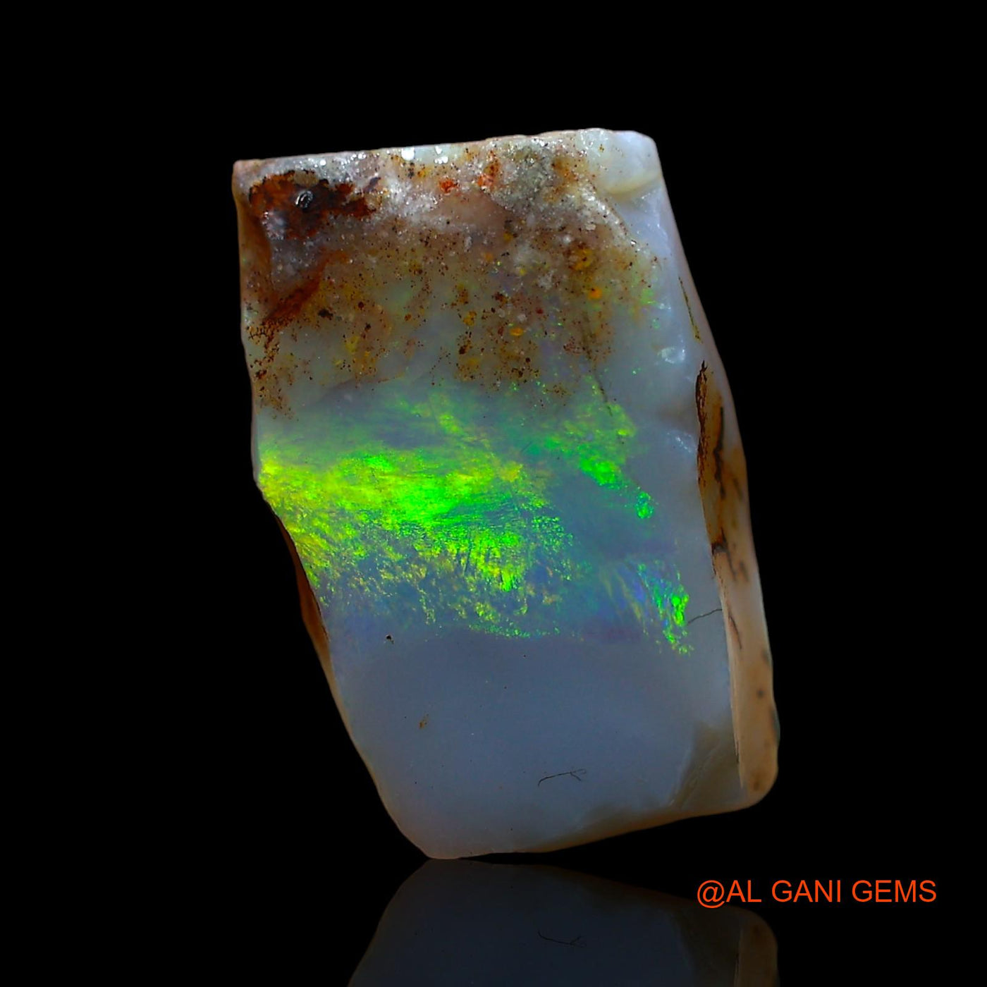 4.00 Cts Natural Australian Fire Opal Loose Gemstone Fancy Rough 13x9x4 mm RD-358