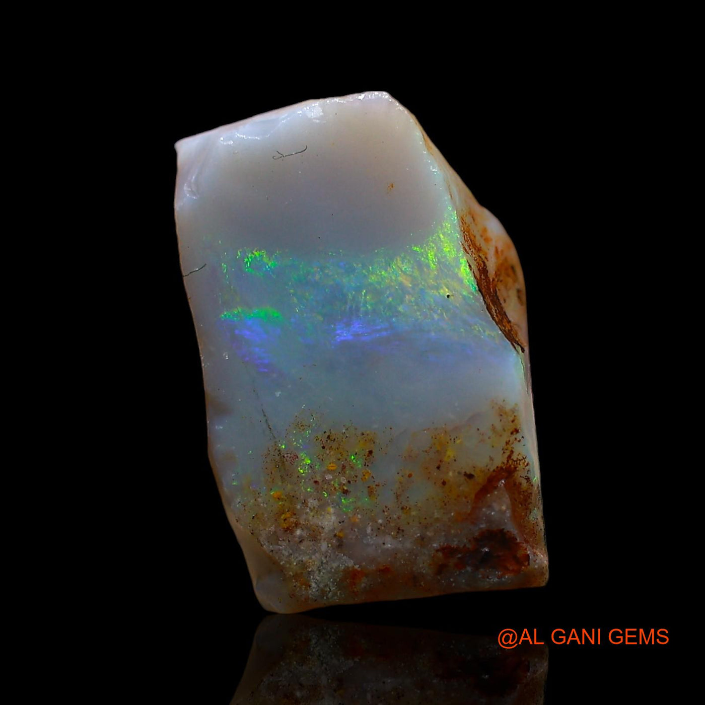 4.00 Cts Natural Australian Fire Opal Loose Gemstone Fancy Rough 13x9x4 mm RD-358