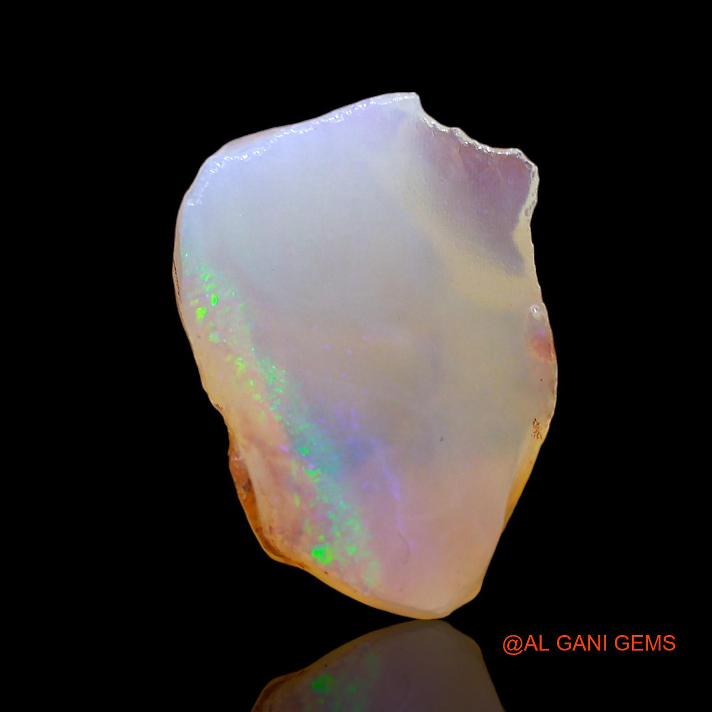 Natural Fire Opal Gemstone 4.00 Cts Loose Fancy Rough From Australia 14x10x4 mm RD-359
