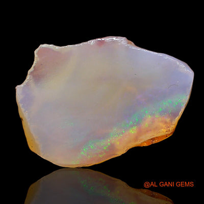 Natural Fire Opal Gemstone 4.00 Cts Loose Fancy Rough From Australia 14x10x4 mm RD-359