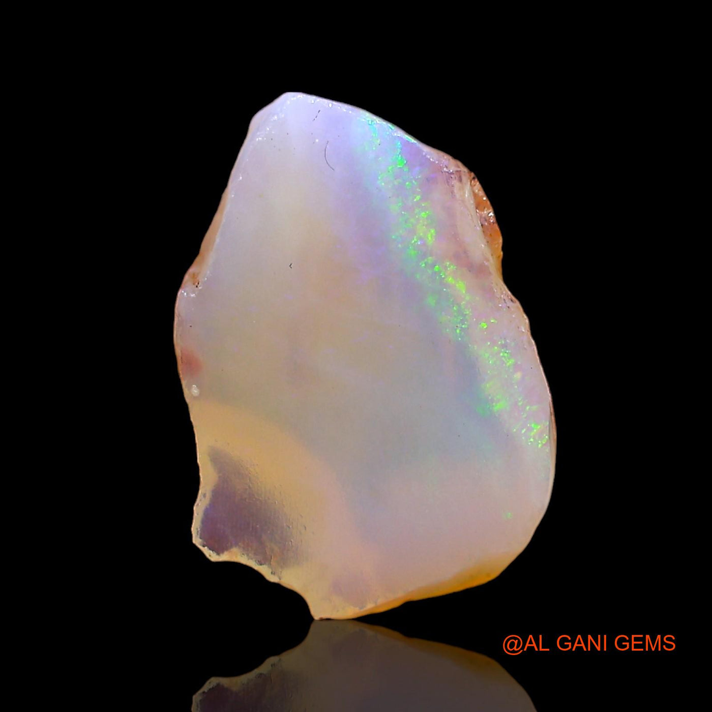 Natural Fire Opal Gemstone 4.00 Cts Loose Fancy Rough From Australia 14x10x4 mm RD-359