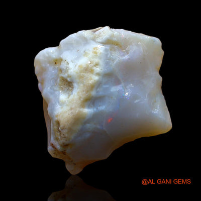Natural Untreated Fire Opal Loose Gemstone Fancy Rough From Australia 6.00 Cts 14x13x6 mm RD-35