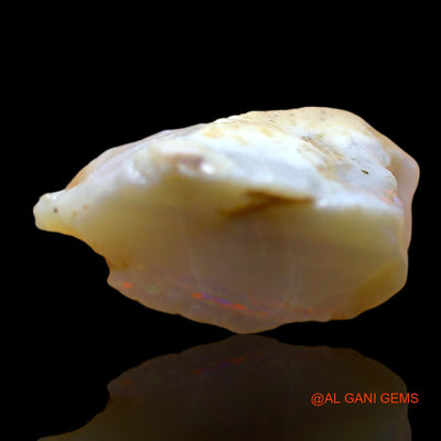 Natural Untreated Fire Opal Loose Gemstone Fancy Rough From Australia 6.00 Cts 14x13x6 mm RD-35