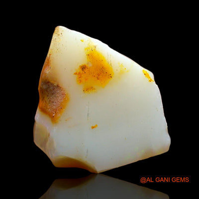 Natural Untreated Fire Opal Loose Gemstone Fancy Rough From Australia 6.00 Cts 13x12x5 mm RD-363