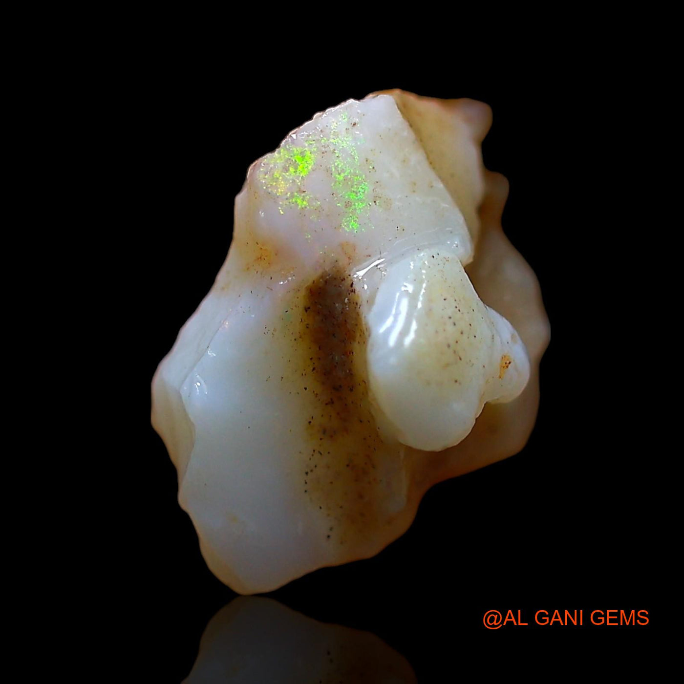 5.00 Cts Natural Australian Fire Opal Loose Gemstone Fancy Rough 12x11x8 mm RD-369