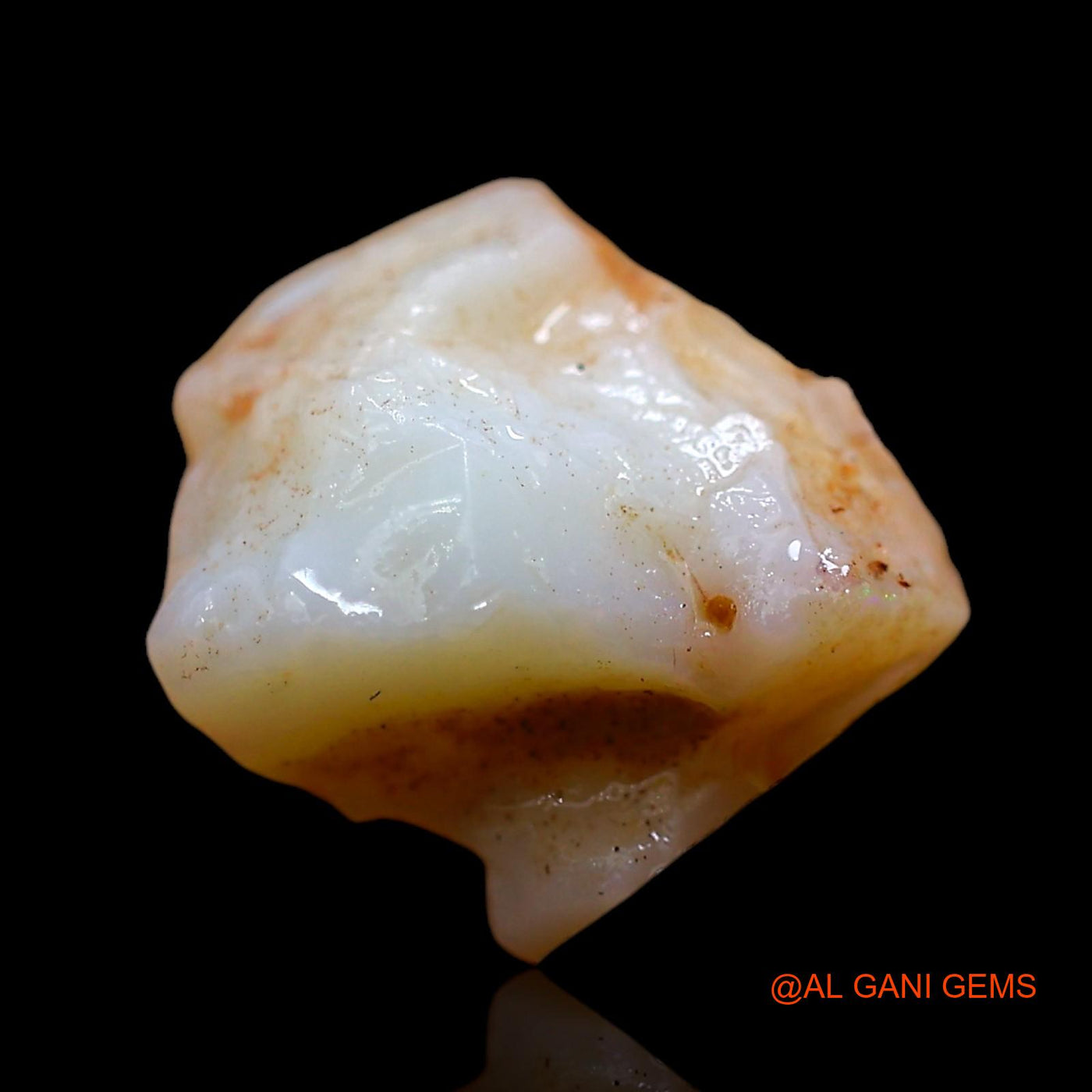 5.00 Cts Natural Australian Fire Opal Loose Gemstone Fancy Rough 12x11x8 mm RD-369