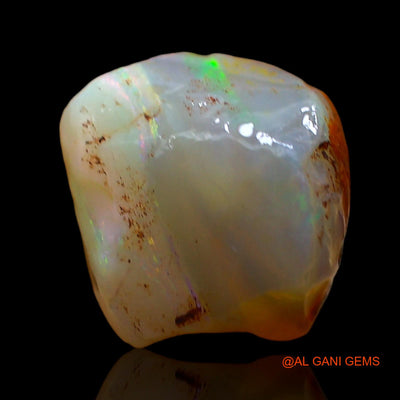 4.00 Cts Unheated Australian Fire Opal Loose Gemstone Fancy Rough Natural 10x10x7 mm RD-370