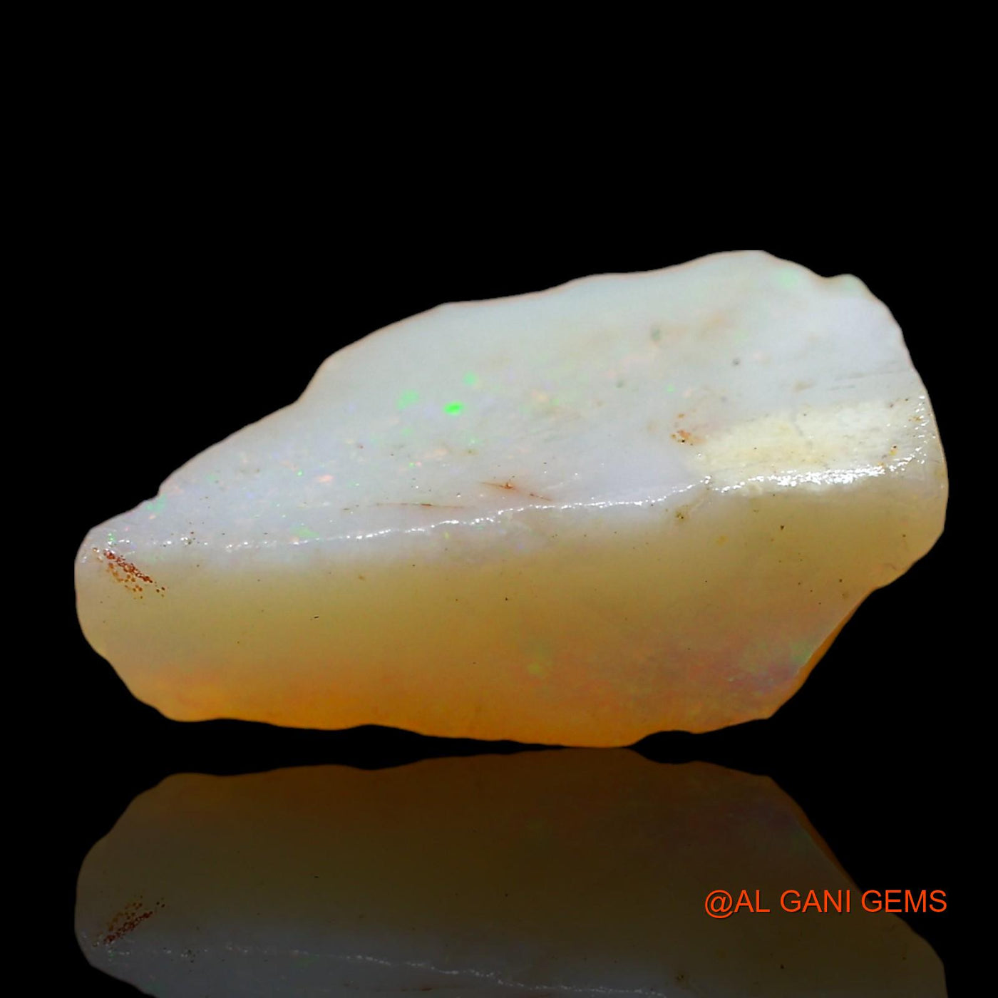 4.00 Cts Natural Australian Fire Opal Loose Gemstone Fancy Rough 14x9x4 mm RD-371