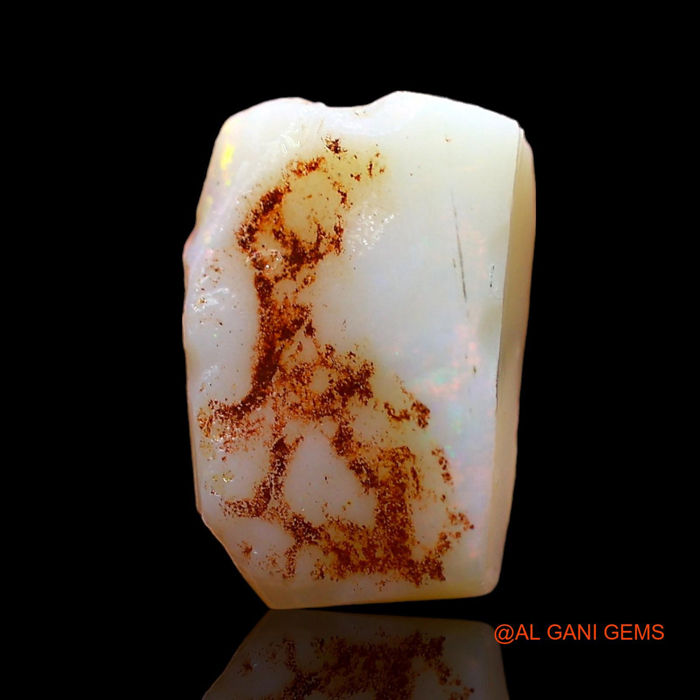 3.00 Cts Natural Australian Fire Opal Fancy Rough Loose Gemstone For Jewelry 12x8x4 mm RD-373