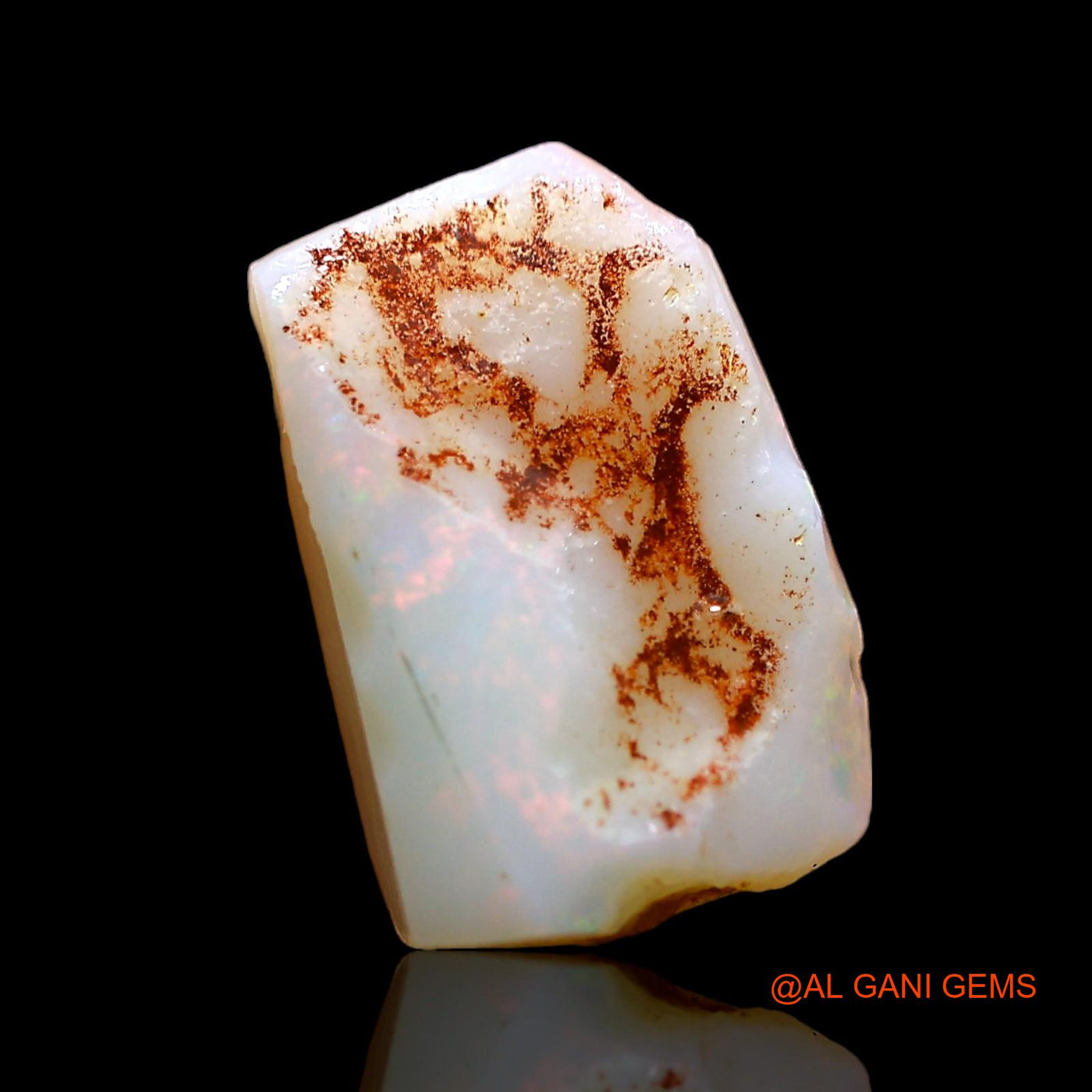 3.00 Cts Natural Australian Fire Opal Fancy Rough Loose Gemstone For Jewelry 12x8x4 mm RD-373