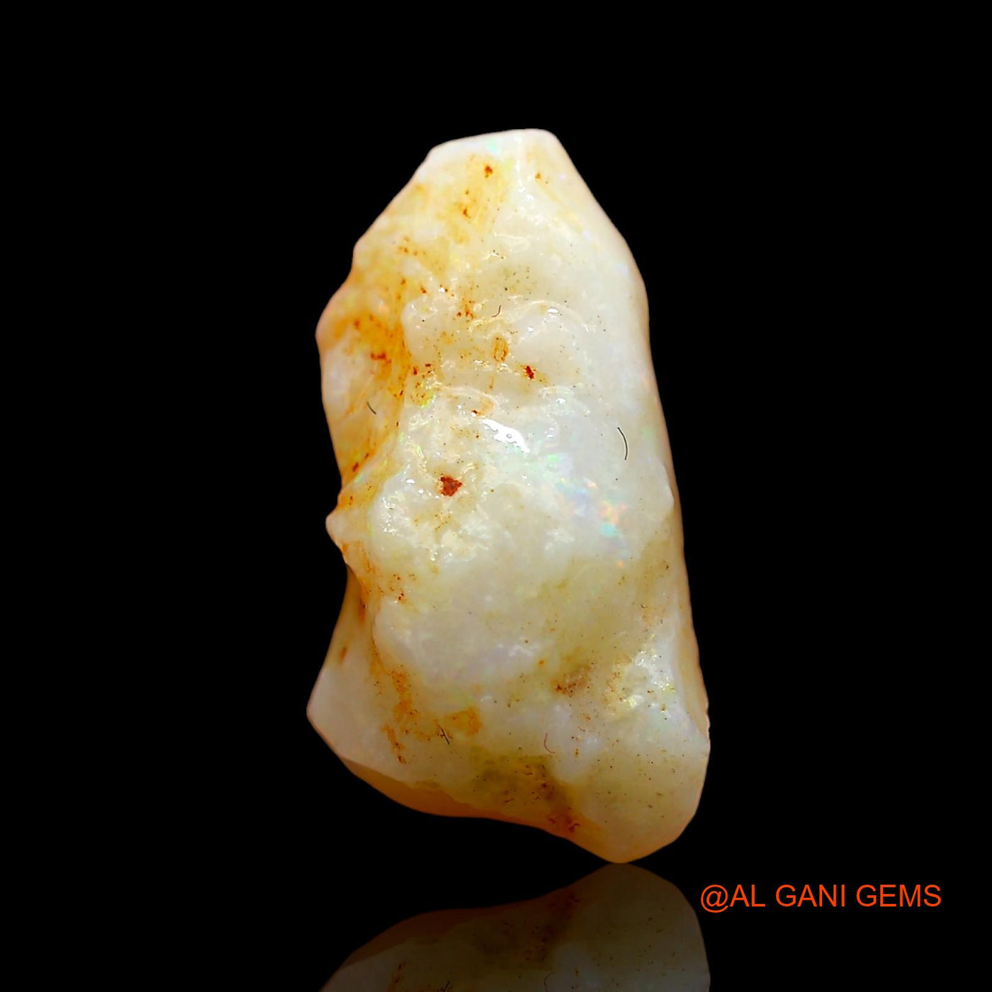 3.00 Cts Unheated Australian Fire Opal Loose Gemstone Fancy Rough Natural 15x8x5 mm RD-376