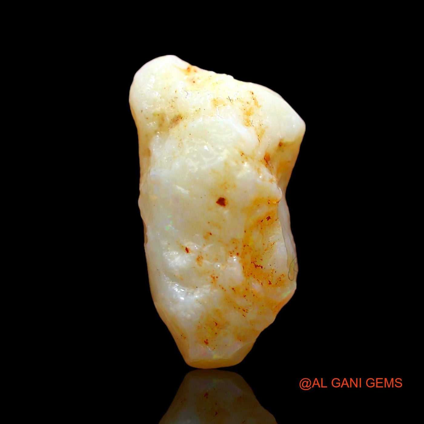 3.00 Cts Unheated Australian Fire Opal Loose Gemstone Fancy Rough Natural 15x8x5 mm RD-376