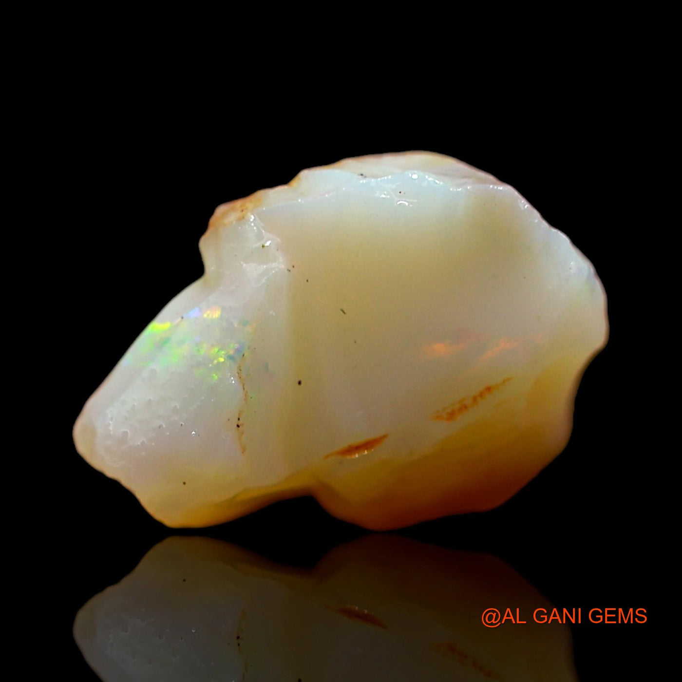 4.00 Cts Natural Australian Fire Opal Loose Gemstone Fancy Rough 12x10x6 mm RD-380