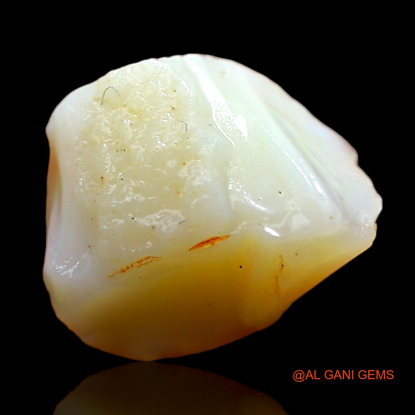 4.00 Cts Natural Australian Fire Opal Loose Gemstone Fancy Rough 12x10x6 mm RD-380
