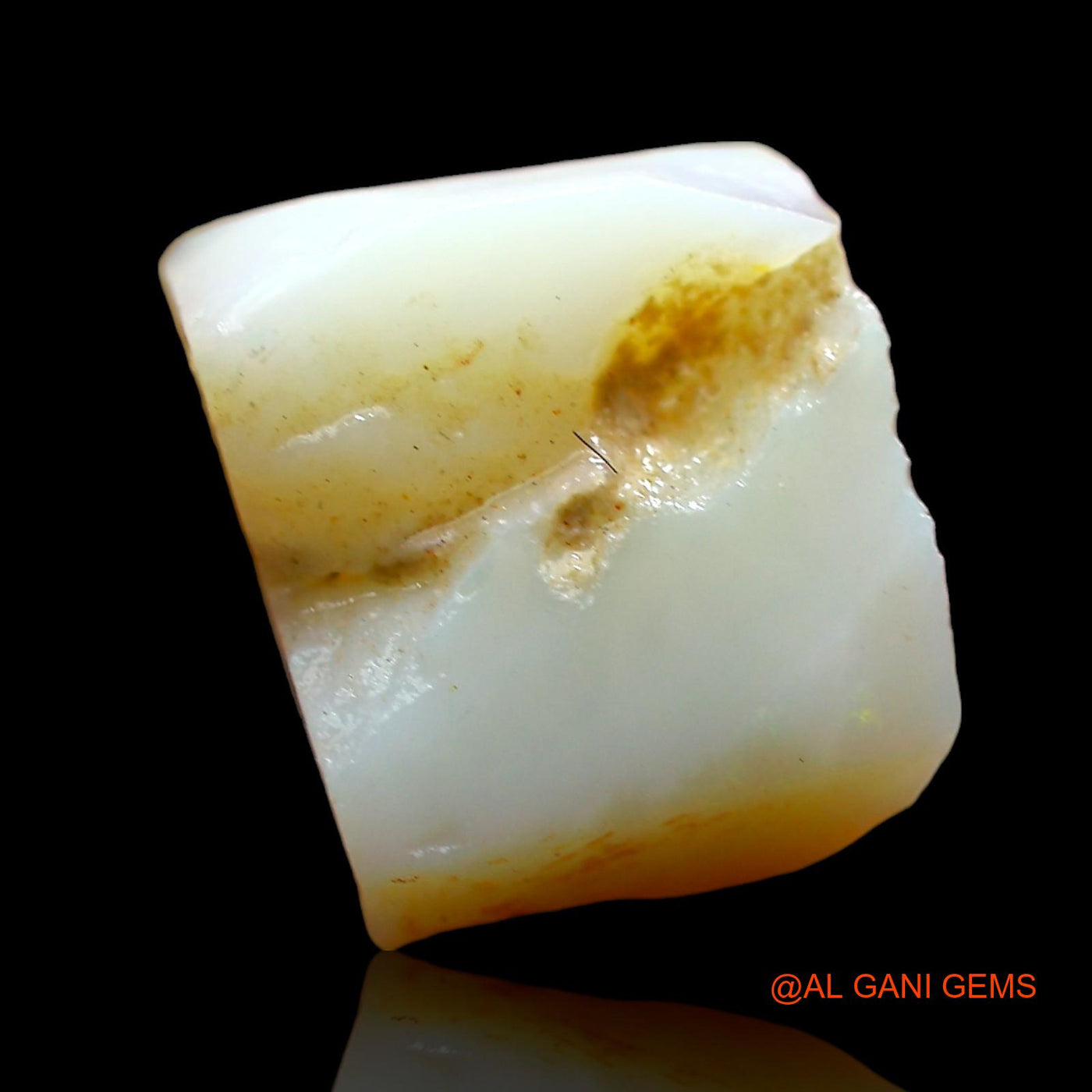 3.00 Cts Natural Australian Fire Opal Loose Gemstone Fancy Rough 11x9x4 mm RD-382