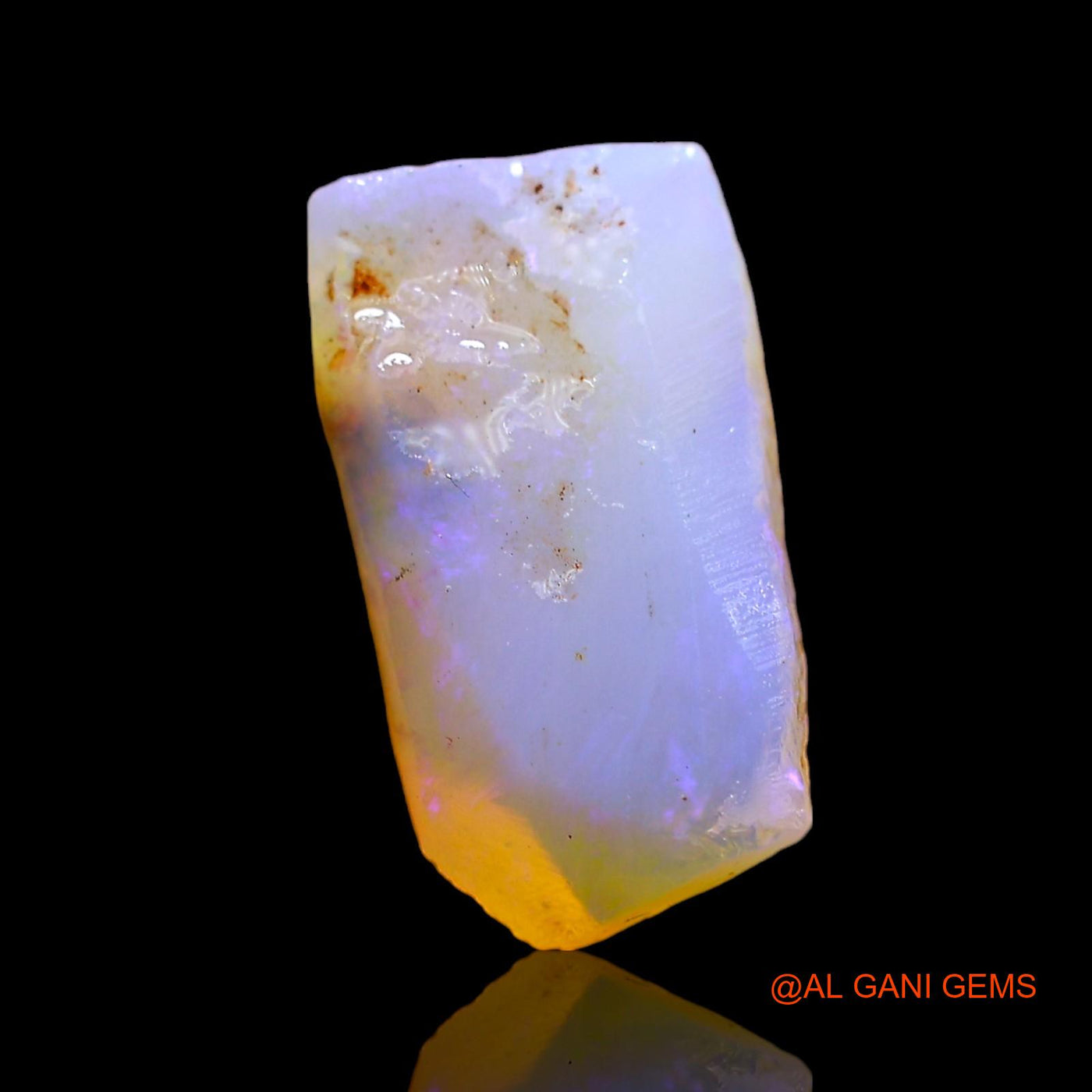 3.00 Cts Natural Australian Fire Opal Loose Gemstone Fancy Rough 13x7x6 mm RD-385