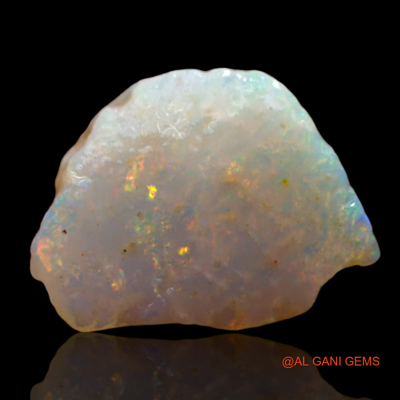 2.00 Cts Natural Australian Fire Opal Loose Gemstone Fancy Rough 13x10x3 mm RD-386