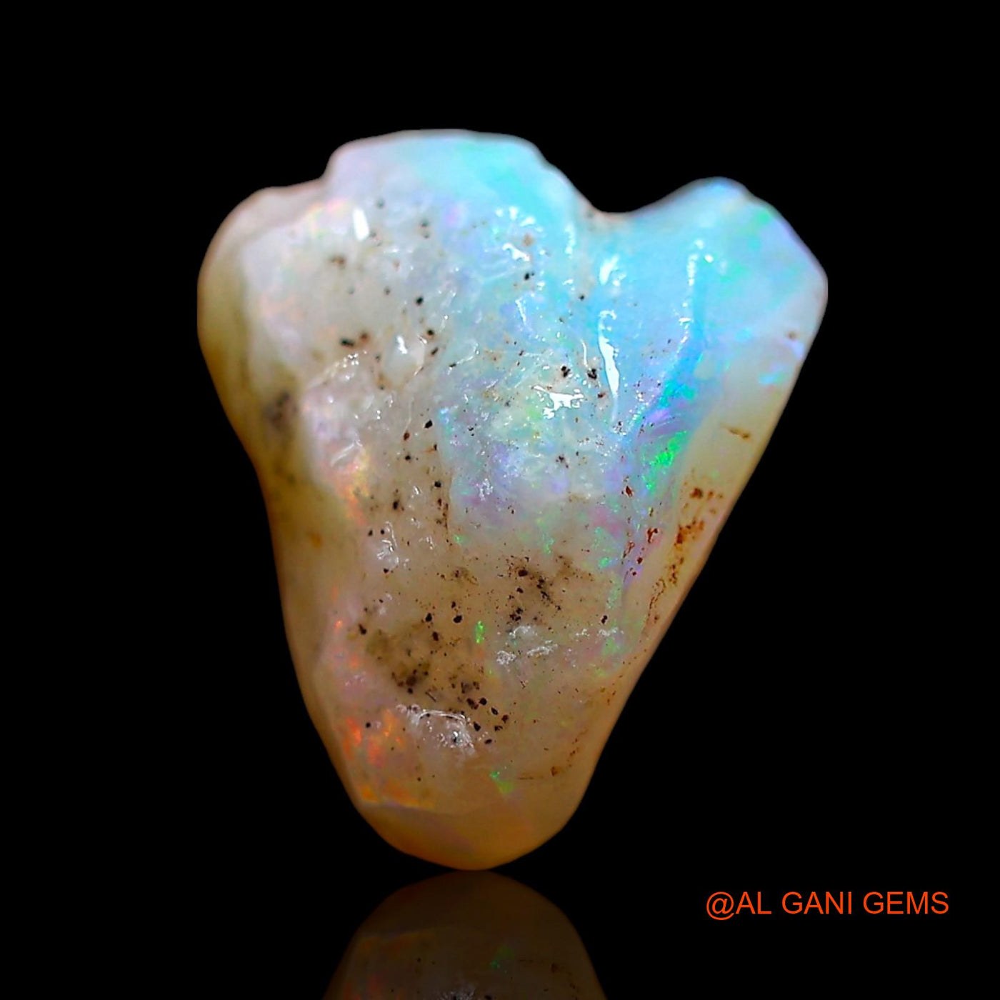 2.00 Cts Natural Australian Fire Opal Loose Gemstone Fancy Rough 10x9x7 mm RD-396