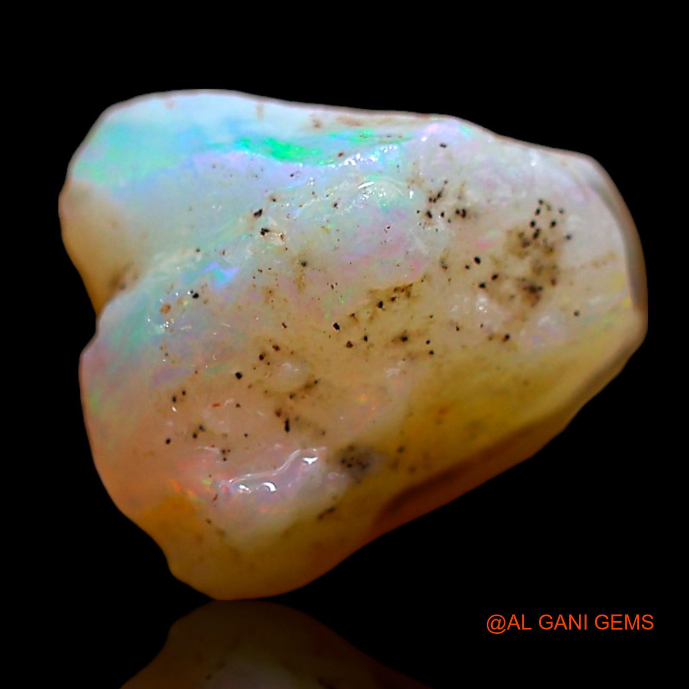 2.00 Cts Natural Australian Fire Opal Loose Gemstone Fancy Rough 10x9x7 mm RD-396