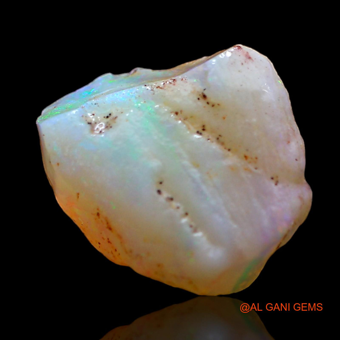 2.00 Cts Natural Australian Fire Opal Loose Gemstone Fancy Rough 10x9x7 mm RD-396
