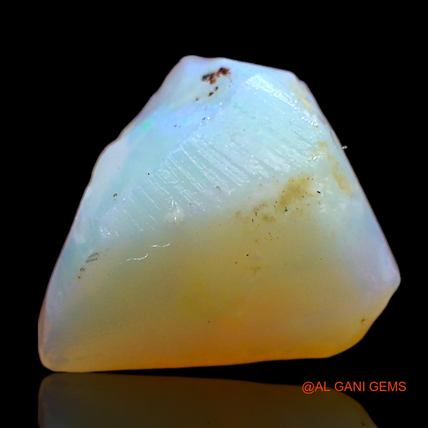 2.00 Cts Natural Australian Fire Opal Loose Gemstone Fancy Rough 10x9x4 mm RD-397