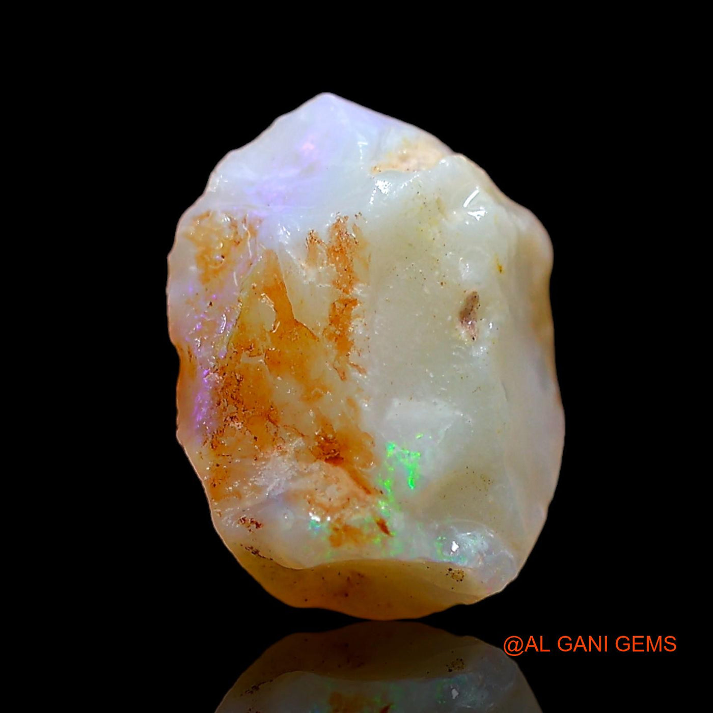 2.00 Cts Natural Australian Fire Opal Loose Gemstone Fancy Rough 10x7x4 mm RD-398