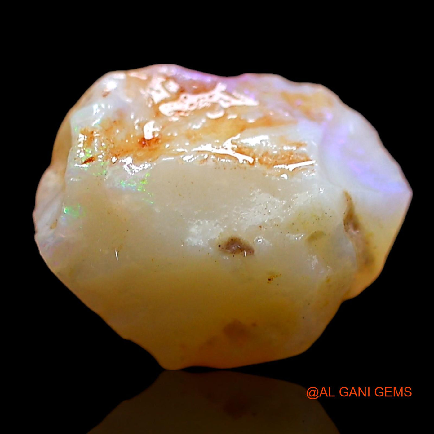 2.00 Cts Natural Australian Fire Opal Loose Gemstone Fancy Rough 10x7x4 mm RD-398