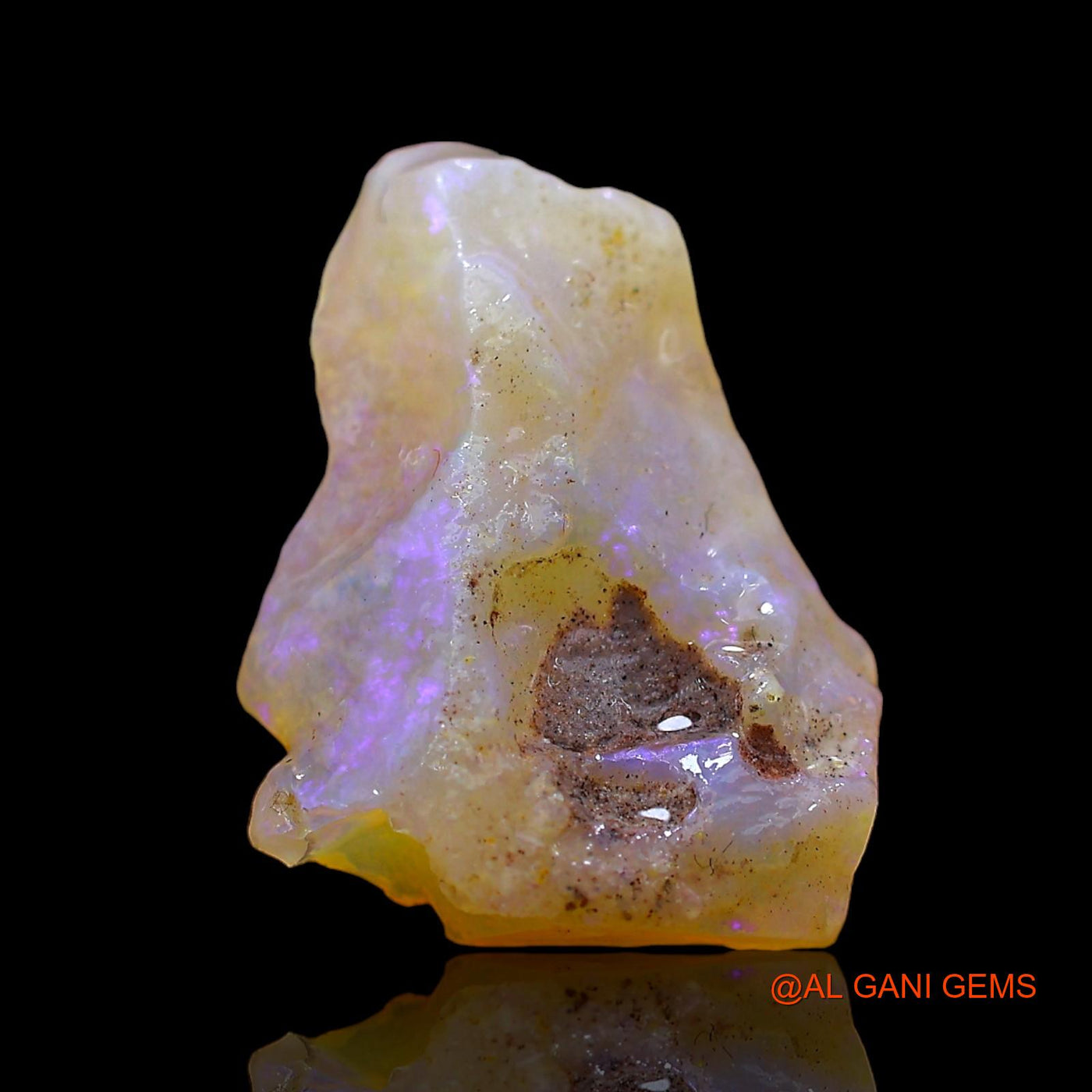 4.00 Cts Natural Australian Fire Opal Loose Gemstone Fancy Rough 16x12x4 mm RD-39