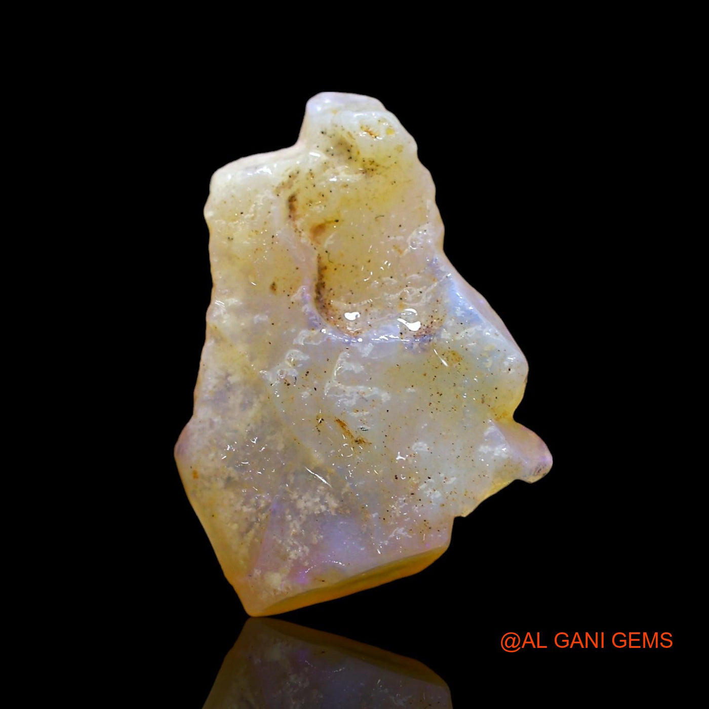 4.00 Cts Natural Australian Fire Opal Loose Gemstone Fancy Rough 16x12x4 mm RD-39