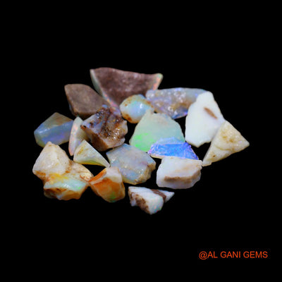 17 Pcs 44.00 Cts Natural Australian Fire Opal Loose Gemstone Fancy Rough Wholesale Lot 7X8 TO 13X19 MM RD-3