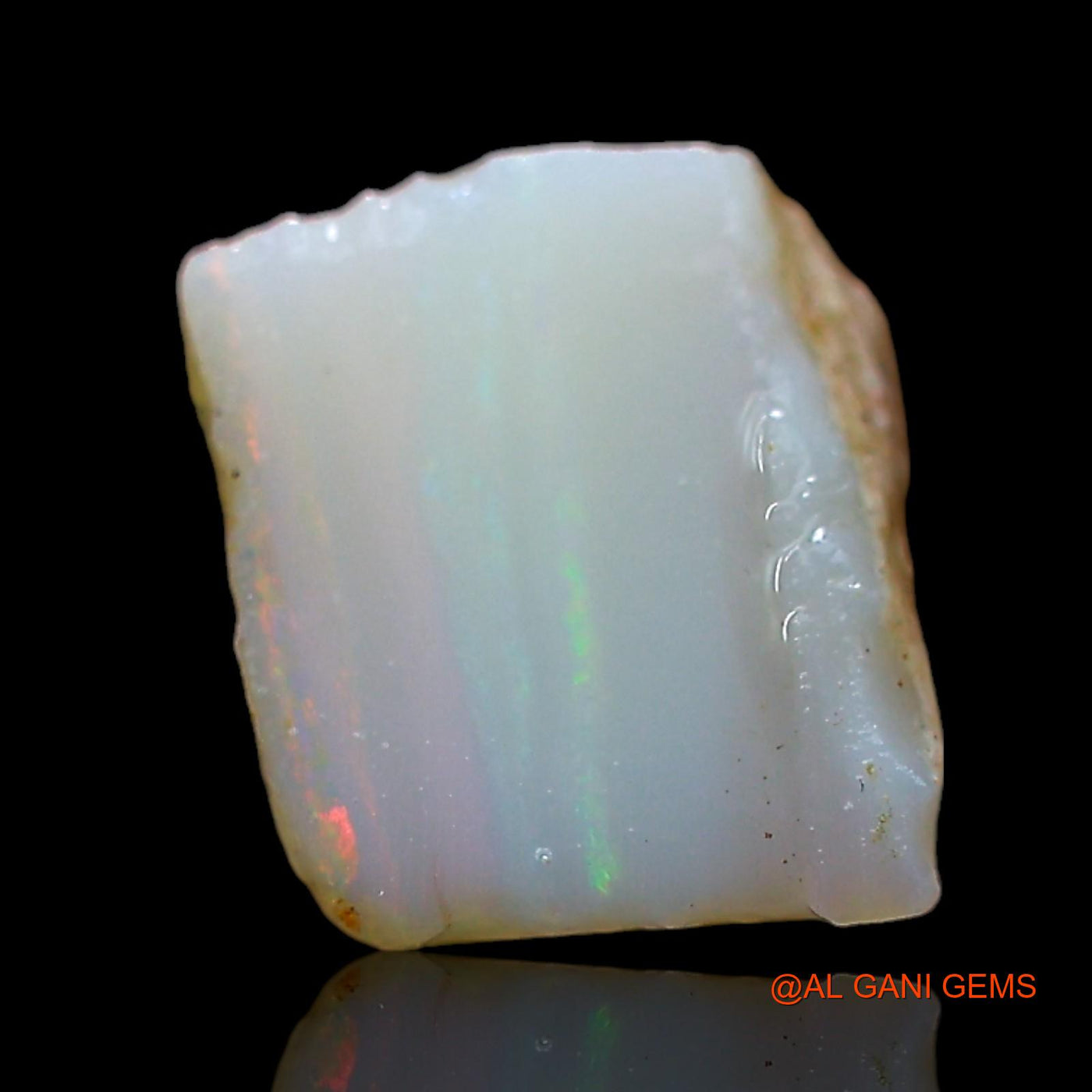 2.00 Cts Natural Australian Fire Opal Loose Gemstone Fancy Rough 8x8x7 mm RD-400