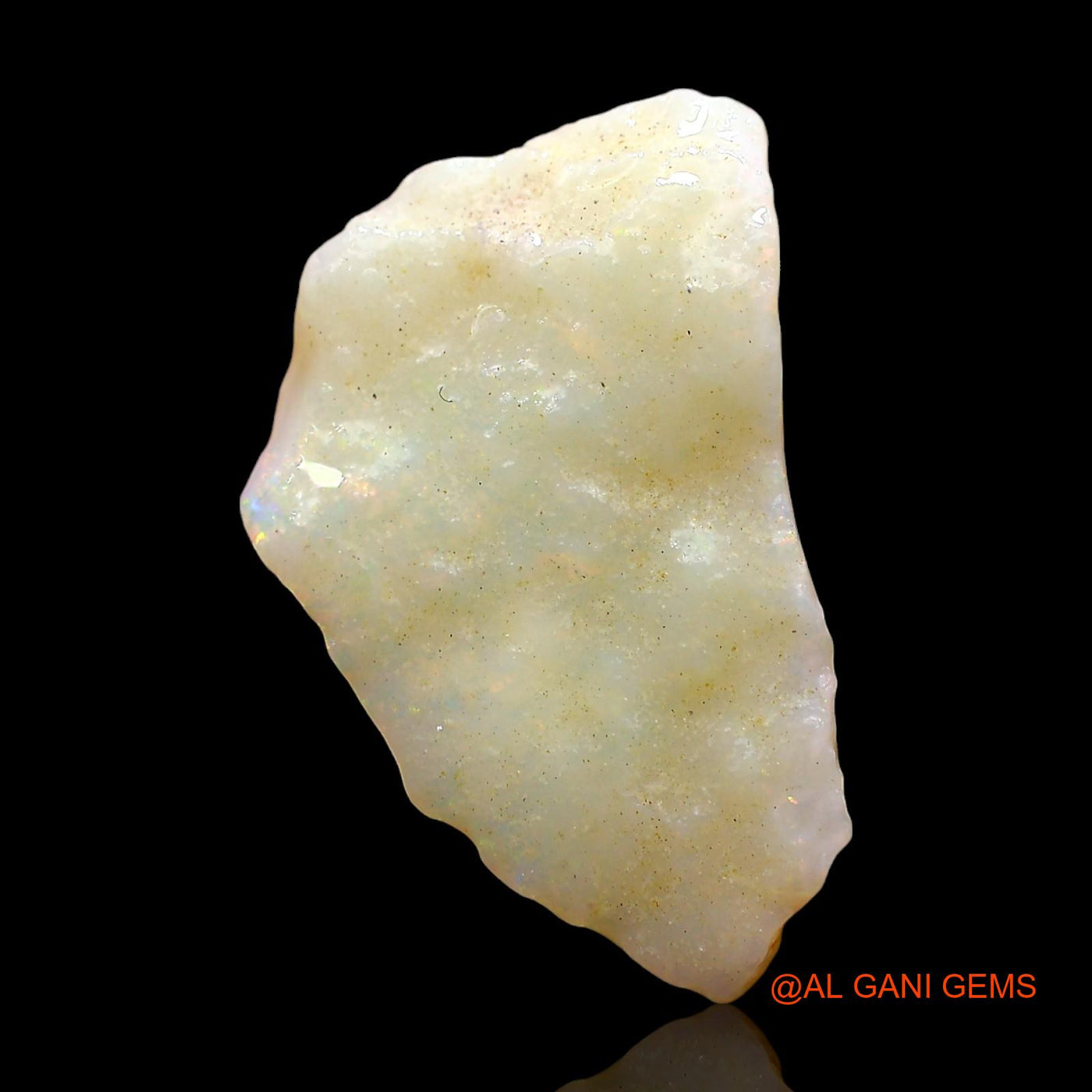 Natural Fire Opal Gemstone 4.00 Cts Loose Fancy Rough From Australia 20x13x3 mm RD-403