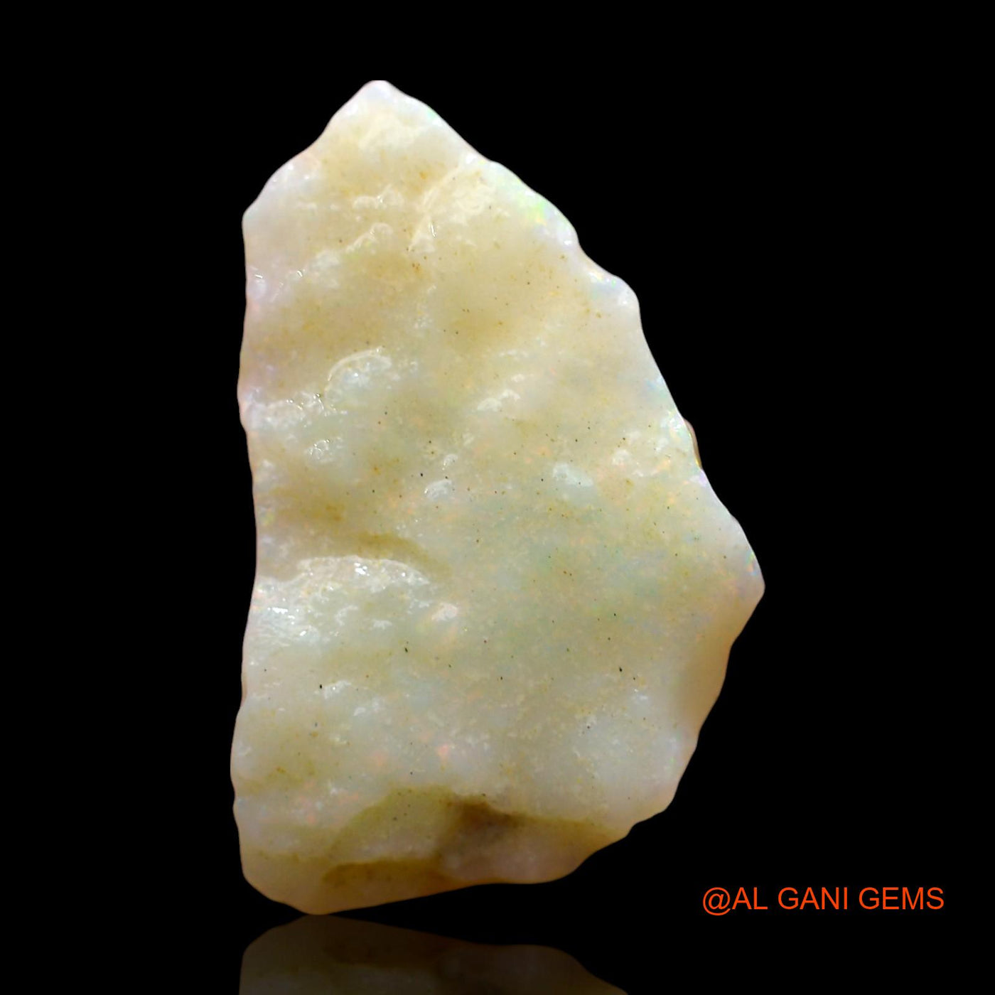 Natural Fire Opal Gemstone 4.00 Cts Loose Fancy Rough From Australia 20x13x3 mm RD-403