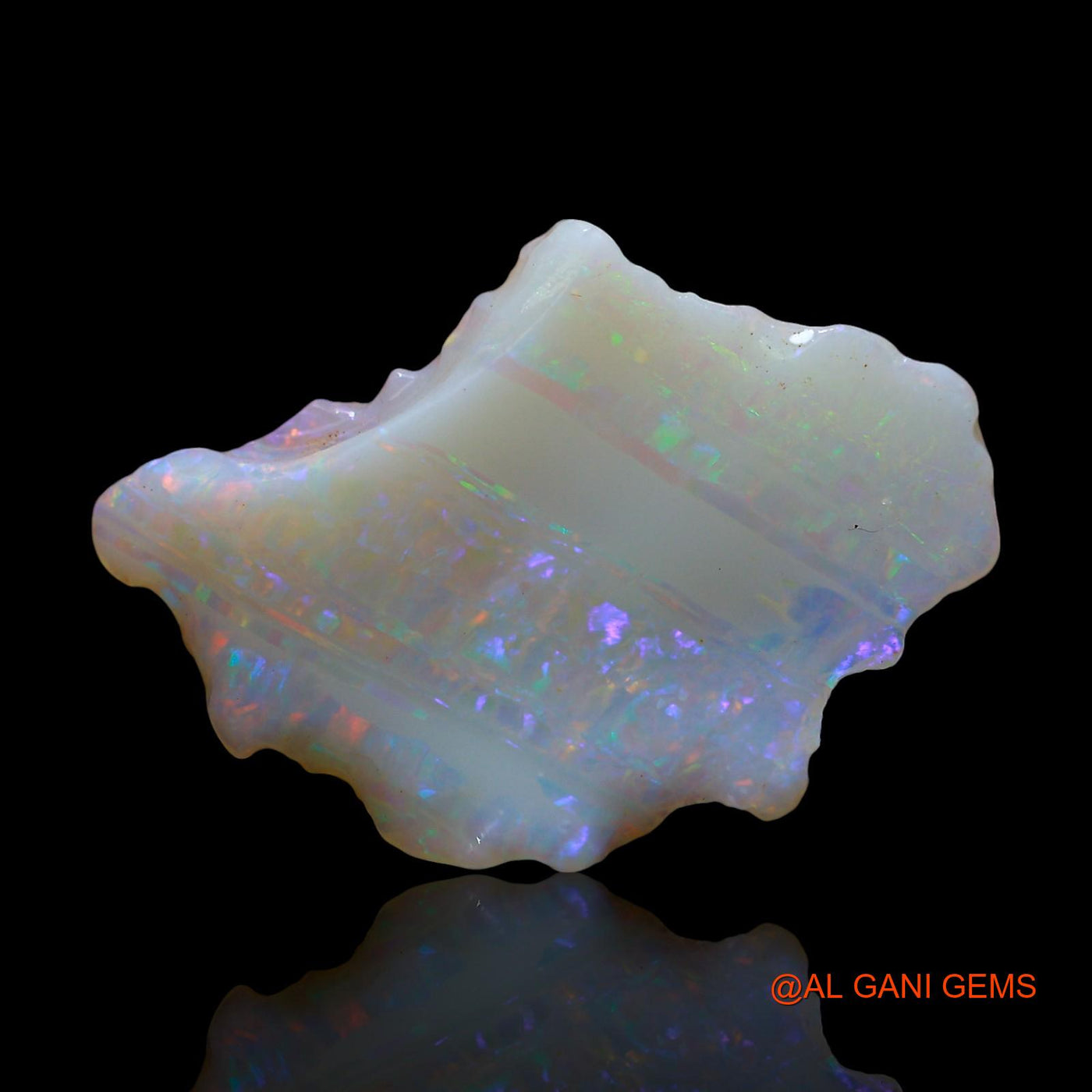 4.00 Cts Natural Australian Fire Opal Loose Gemstone Fancy Rough 22x15x3 mm RD-405