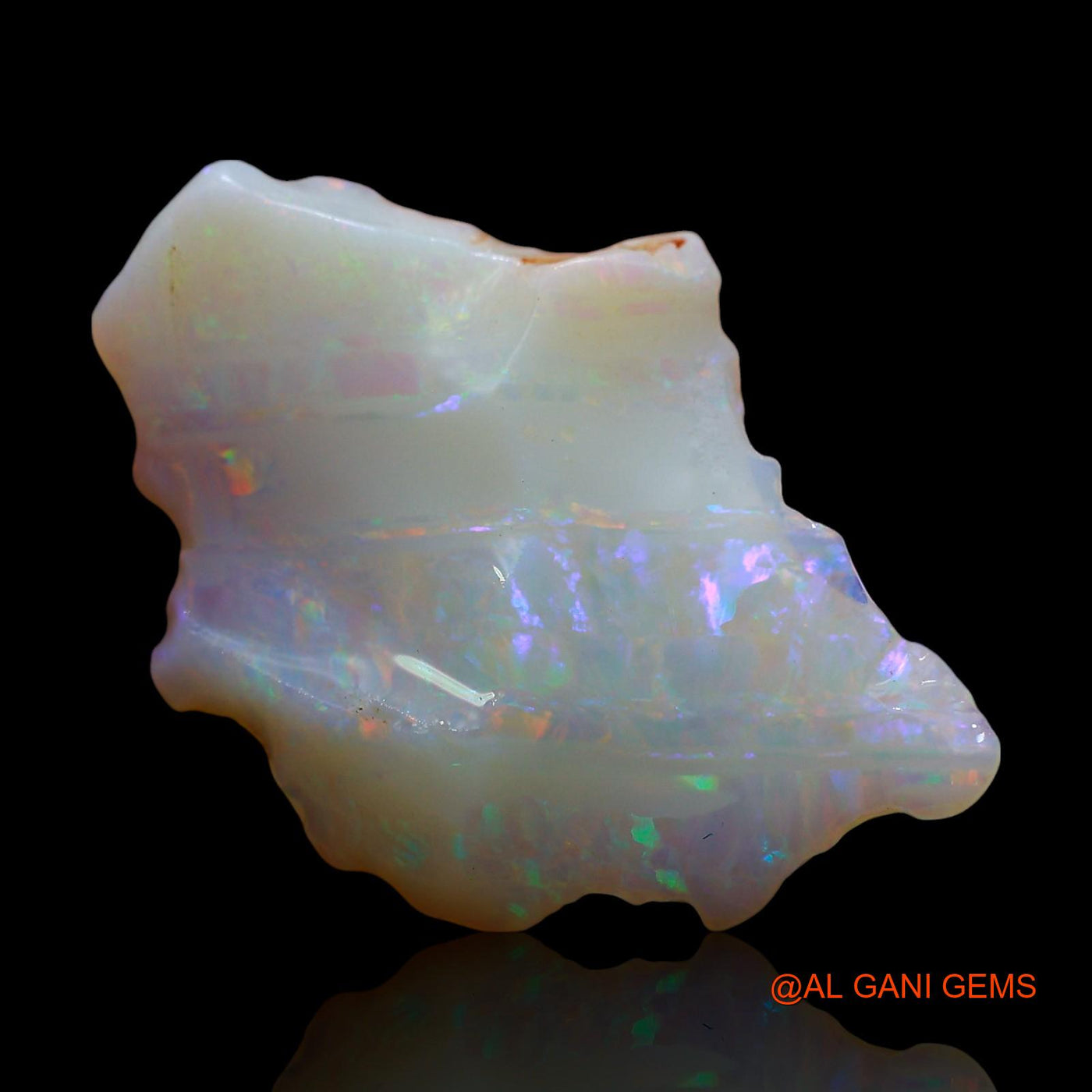 4.00 Cts Natural Australian Fire Opal Loose Gemstone Fancy Rough 22x15x3 mm RD-405