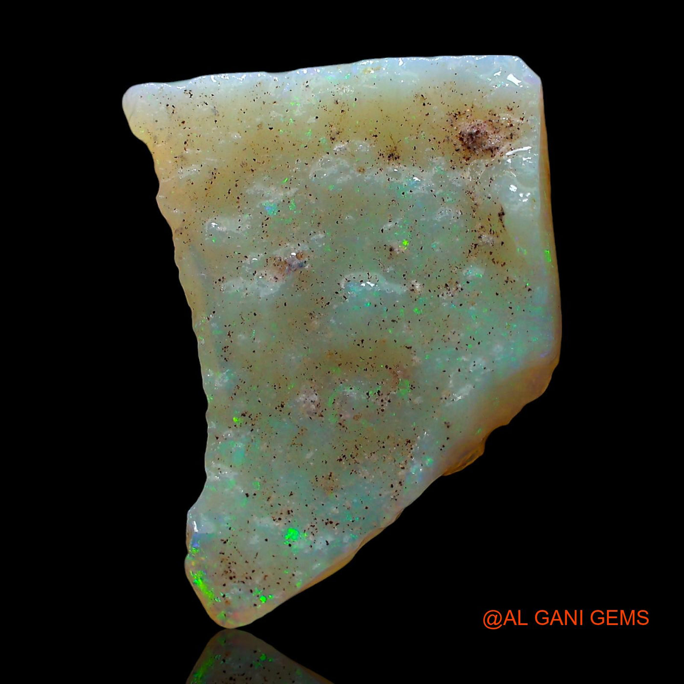 4.00 Cts Natural Australian Fire Opal Fancy Rough Loose Gemstone For Jewelry 18x13x3 mm RD-406