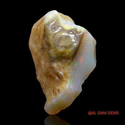 Natural Untreated Fire Opal Loose Gemstone Fancy Rough From Australia 7.00 Cts 20x13x7 mm RD-407
