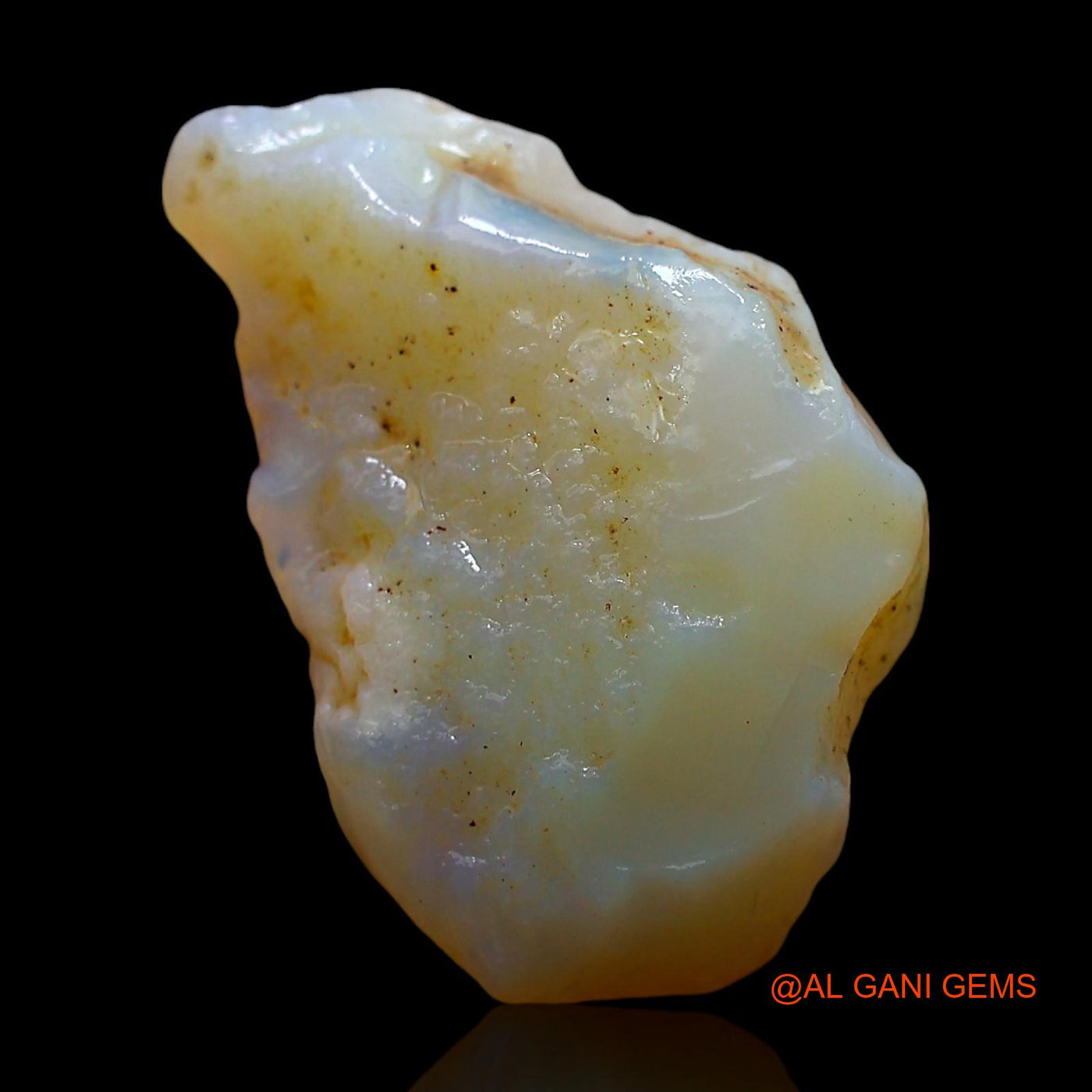 Natural Untreated Fire Opal Loose Gemstone Fancy Rough From Australia 7.00 Cts 20x13x7 mm RD-407