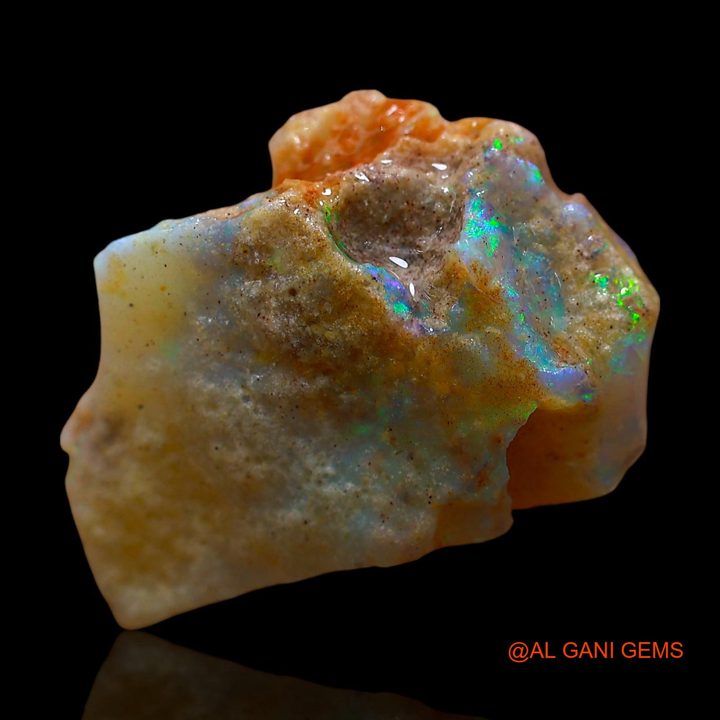 6.00 Cts Natural Australian Fire Opal Fancy Rough Loose Gemstone For Jewelry 19x14x5 mm RD-408