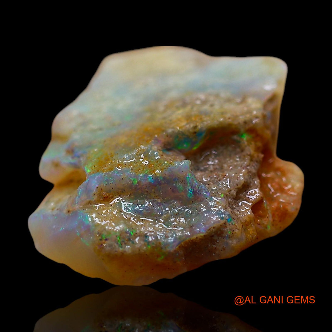 6.00 Cts Natural Australian Fire Opal Fancy Rough Loose Gemstone For Jewelry 19x14x5 mm RD-408