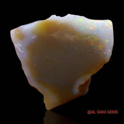 Natural Fire Opal Gemstone 9.00 Cts Loose Fancy Rough From Australia 17x15x8 mm RD-409
