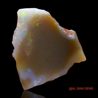 Natural Fire Opal Gemstone 9.00 Cts Loose Fancy Rough From Australia 17x15x8 mm RD-409