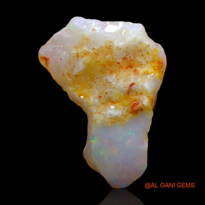 Natural Untreated Fire Opal Loose Gemstone Fancy Rough From Australia 5.00 Cts 21x14x4 mm RD-416