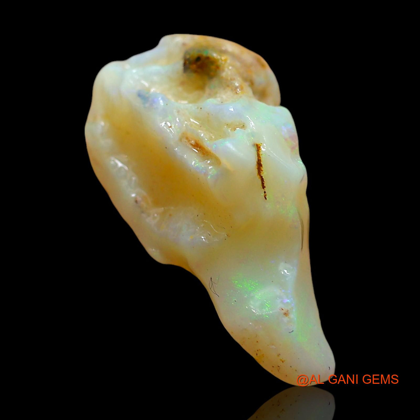 7.00 Cts Natural Australian Fire Opal Loose Gemstone Fancy Rough 20x10x9 mm RD-420