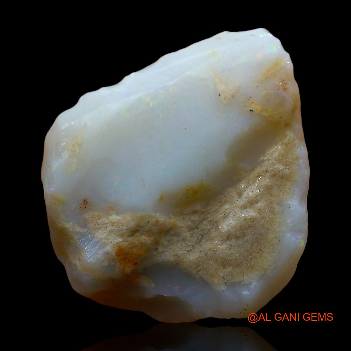 8.00 Cts Natural Australian Fire Opal Fancy Rough Loose Gemstone For Jewelry 19x17x5 mm RD-421